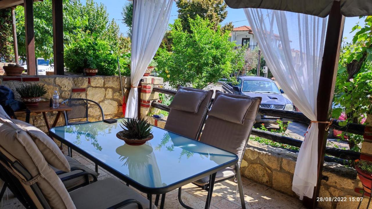 Artemis Stone House Villa Psakoúdia Eksteriør bilde