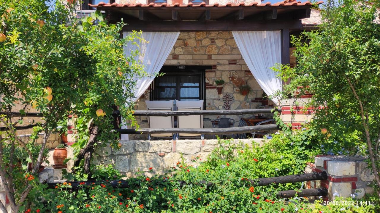Artemis Stone House Villa Psakoúdia Eksteriør bilde
